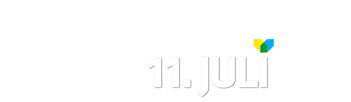 Schriftzug des Lichterfestivals 2026 mit dem Datum 11. Juli