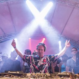 DJ Karotte auf der Bühne 